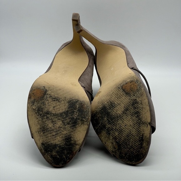 BCBGeneration Gray Strappy Open Toe Heels - Picture 9 of 10